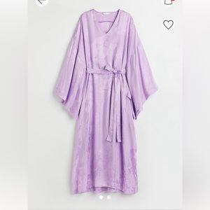NWT H&M lavender kaftan size L